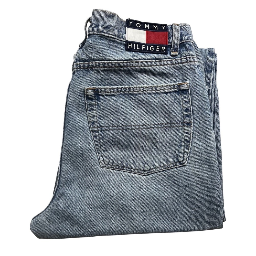Tommy Hilfiger Men's VTG 90's Jeans Size 36x30 Straight Leg Denim Blue - 792